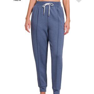 ✨NWT Zenana Drawstring Scuba Sweatpants with Pockets